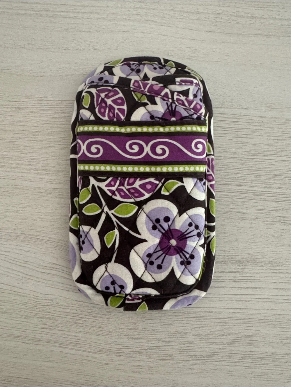 Vera Bradley Plum Petals Glasses Case EUC - Picture 1 of 5